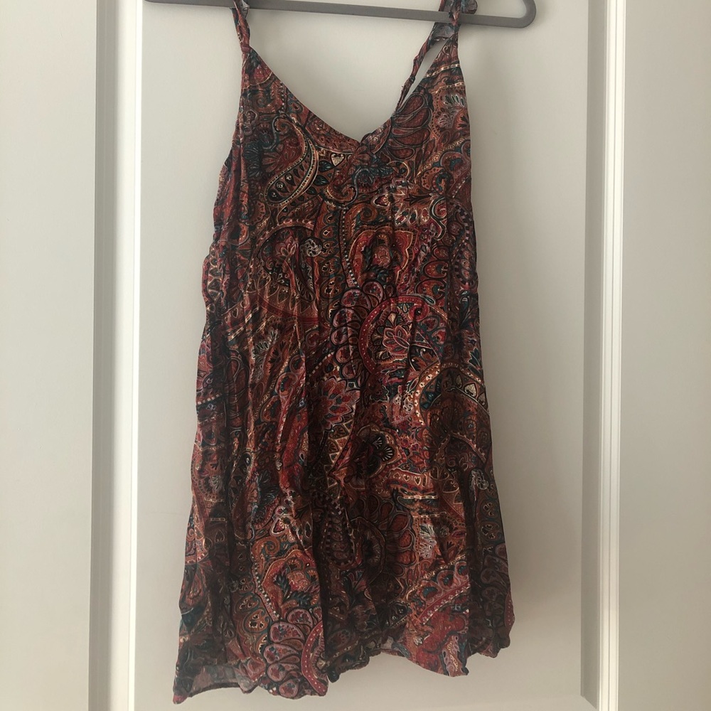 AMERICAN EAGLE PAISLEY MINI DRESS